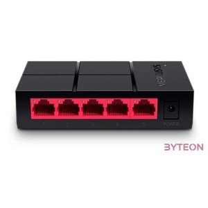 MERCUSYS Switch 5x1000Mbps, Műanyagházas Asztali, MS105G