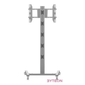 Multibrackets gurulós padló állvány 180 Single, 32-63, ezüst