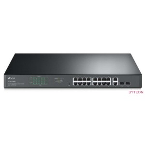TP-LINK Switch 16x1000Mbps (16xPOE)  2xGigabit SFP, Easy Smart, TL-SG1218MPE