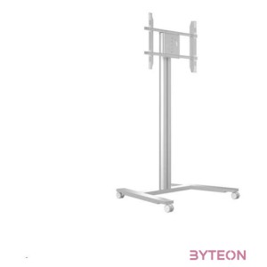 Multibrackets gurulós padló állvány 180 HD Single, 55-80, ezüst