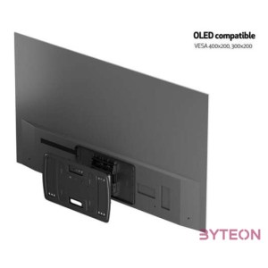 Multibrackets fali rögzítő Super Slim Tilt & Turn, dönthető, forgatható 32-65, fekete