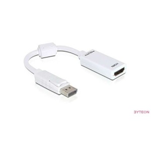 Delock Displayport 1.1 male - HDMI female passzív - Fehér