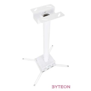 Multibrackets Projektor mennyezeti konzol Finetune, dönthető, forgatható, 500-800 mm, fehér