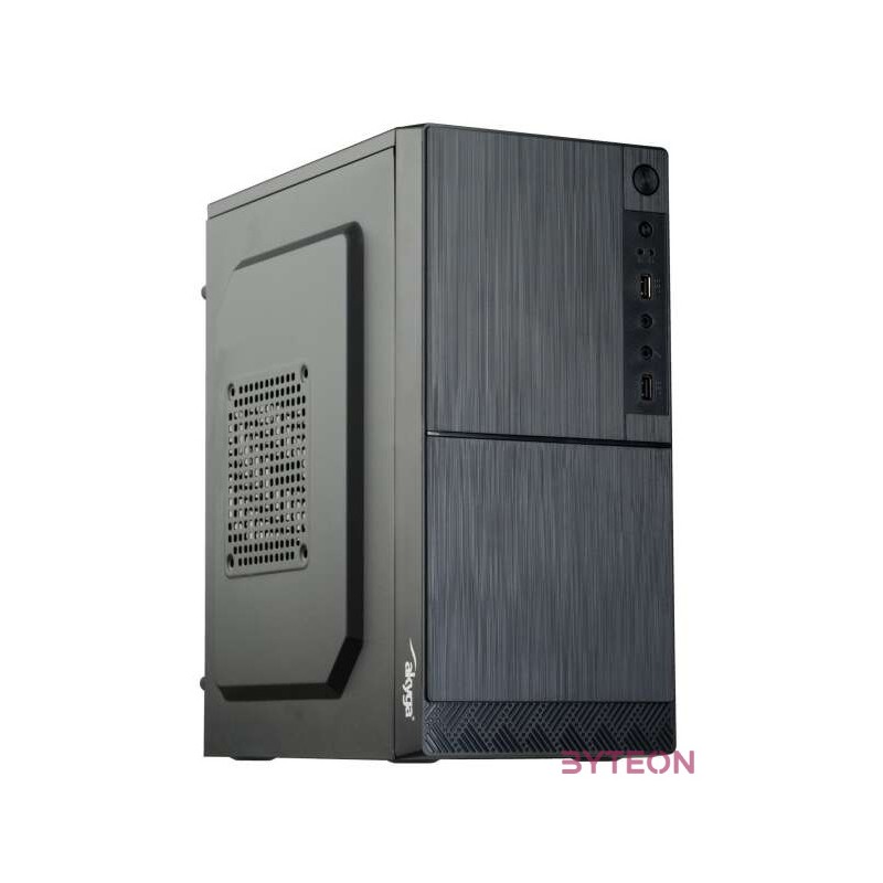 AKYGA Ház AK35BK Micro ATX Fekete, USB2.0