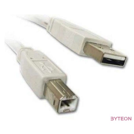WIRETEK kábel USB Összekötő A-B, 1.8m, Male,Male