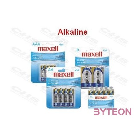 MAXELL Alkálielem LR-6 AA 4db-os