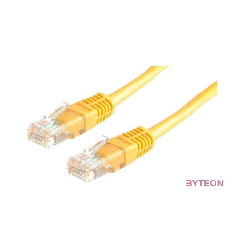 ROLINE Patch kábel ROL 21.15.0552 UTP CAT.5e 3m sárga