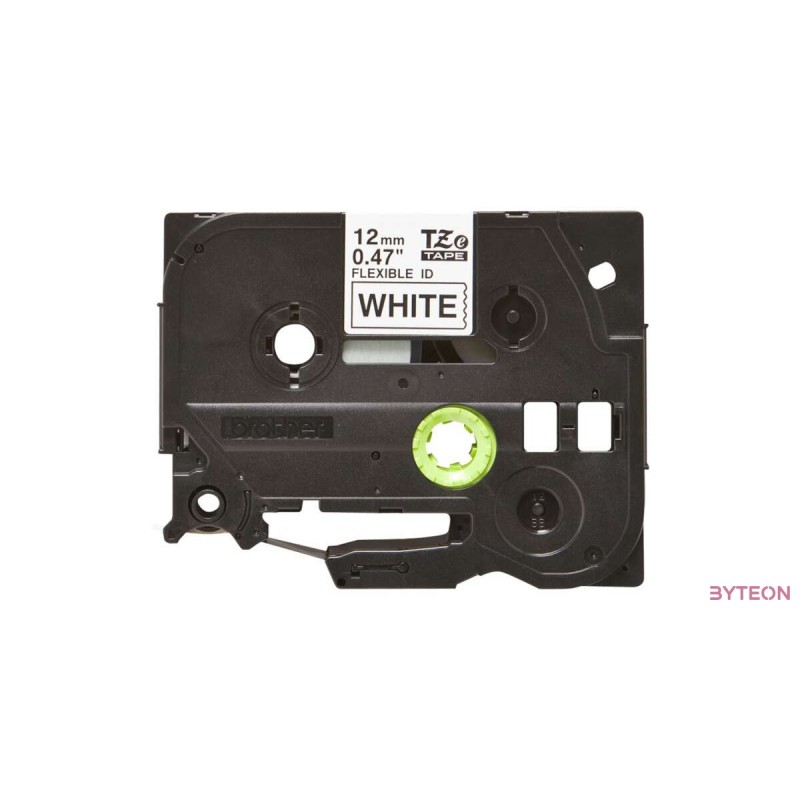 Brother TZE-FX231 (12mm, 8m) flexibilis szalag - Fehér