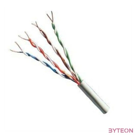 WIRETEK UTP Falikábel dobozos CAT 5E 305m 24AWG beige