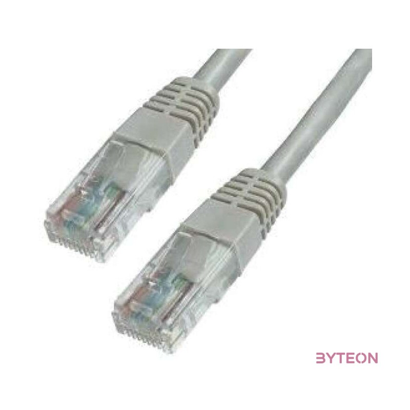 WIRETEK kábel Patch UTP Cat.5E 1m Szürke