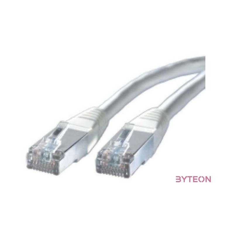 ROLINE Patch kábel UTP CAT.5e STP,FTP 10m szürke