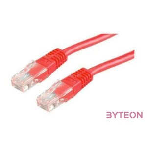 ROLINE Patch kábel ROL 21.15.0541 UTP CAT.5e 2m piros