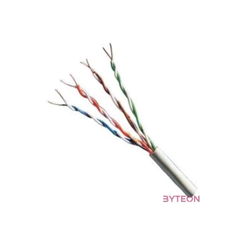 WIRETEK UTP Falikábel dobozos CAT 5E 305m 26AWG beige