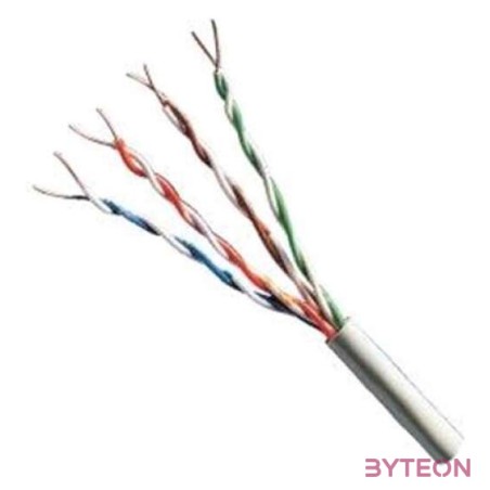 WIRETEK UTP Falikábel dobozos CAT 5E 305m 26AWG beige