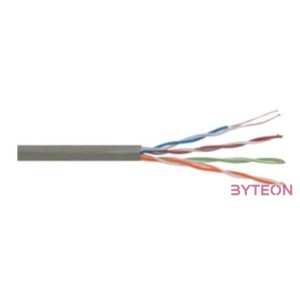 WIRETEK UTP Falikábel dobozos CAT 6 305m 26AWG beige
