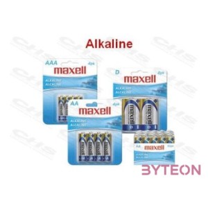 MAXELL Alkálielem LR-6 AA 6db-os