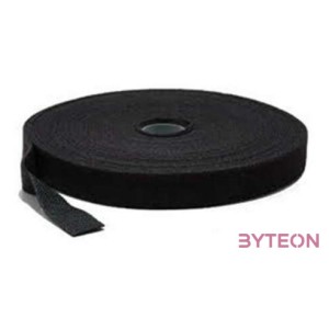 LINDY Kábelkötegelő szalag, fekete