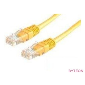 ROLINE Patch kábel ROL 21.15.1522 UTP CAT6 0.5m sárga