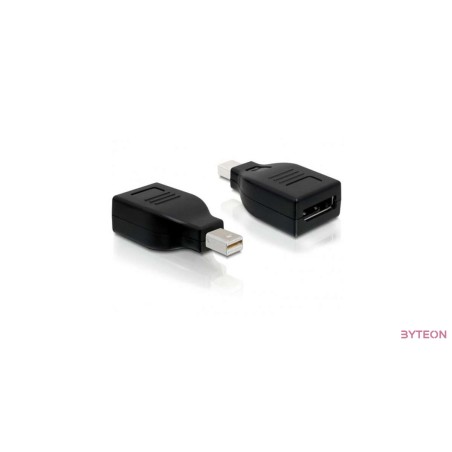 Displayport mini 1.2 apa - Displayport 1.2 anya (Delock) - Fekete
