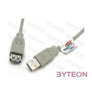 WIRETEK kábel USB Hosszabbító A-A, 1,8m, Male,Female