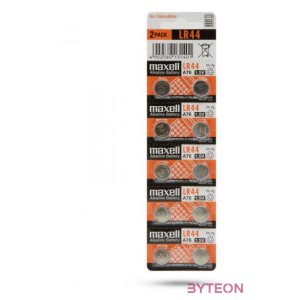 MAXELL Gombelem LR44 10db , csomag