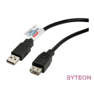 ROLINE kábel USB A-A Hosszabbító 2m