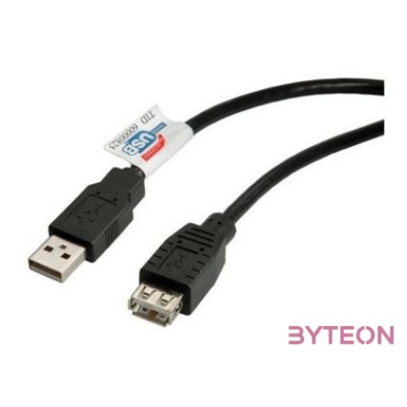 ROLINE kábel USB A-A Hosszabbító 2m