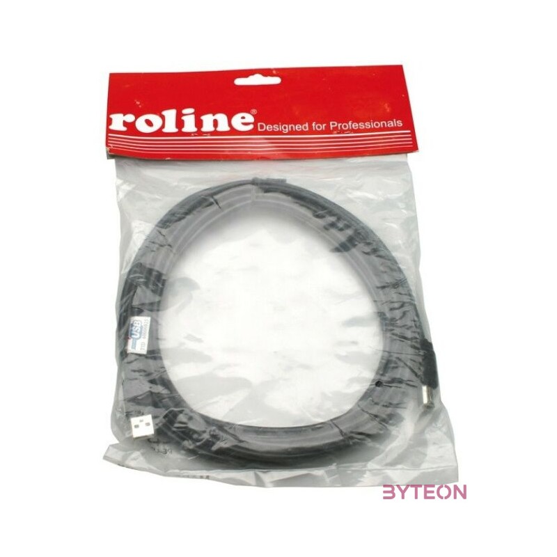 ROLINE kábel USB A-B Összekötő 4,5m