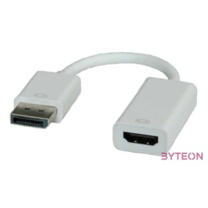 ROLINE átalakító DisplayPort-HDMI Adapter, DP Male - HDMI Female