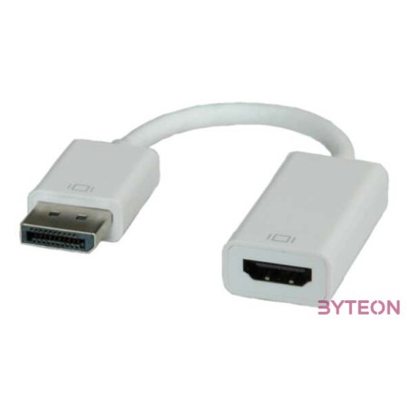 ROLINE átalakító DisplayPort-HDMI Adapter, DP Male - HDMI Female