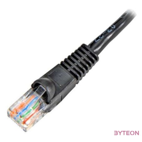 WIRETEK kábel Patch UTP Cat.5E 5m Fekete