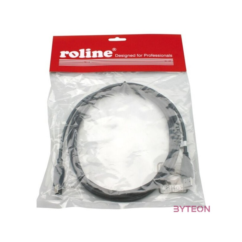 ROLINE kábel USB A-B Összekötő 3m