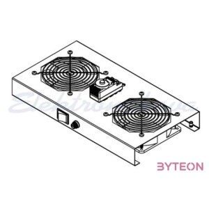 LEGRAND Evoline  tetőventilátortermosztát készlet 2 ventilátoros fali szekrényhez