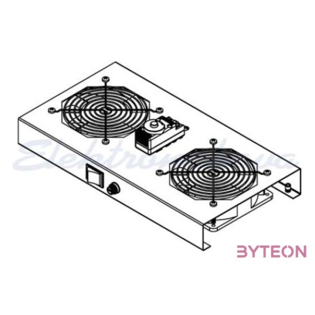 LEGRAND Evoline  tetőventilátortermosztát készlet 2 ventilátoros fali szekrényhez