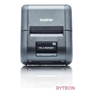 BROTHER Mobil nyomtató (blokk,jegy,dok.) RJ-2030, direkt thermal, 203dpi, Bluetooth,USB, 54mm x 1m, IP54, 32MB