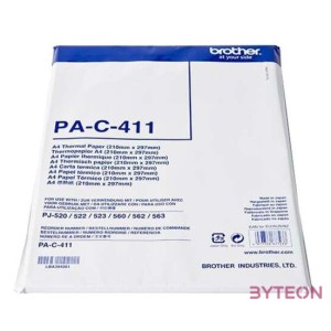 BROTHER PA-C411 A4-es méretű elővágott thermal papír, 100 db, 210mm x 297mm