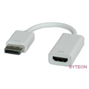 ROLINE átalakító DisplayPort-HDMI Adapter, DP Male - HDMI Female