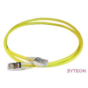 LEGRAND patch kábel, Cat6A, árnyékolt, 1m, sárga