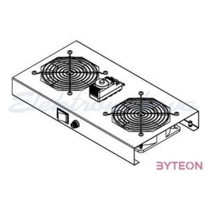 LEGRAND Evoline  tetőventilátortermosztát készlet 2 ventilátoros fali szekrényhez