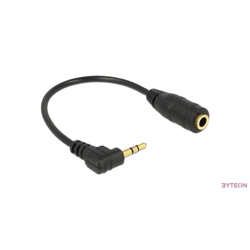 Audio Jack 2.5" apa 90 fokos - Jack 3.5" anya (Delock)