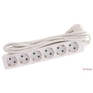 WELL Hálózati elosztó 6-os 3m