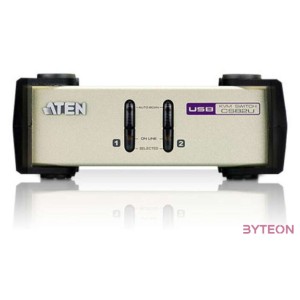 ATEN KVM Switch 2PC PS,2-USBkábel CS-82U