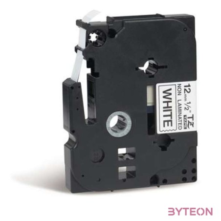 BROTHER szalag TZe-N231, Fehér alapon Fekete, Nem laminált, 12mm  0.47, 8 méter