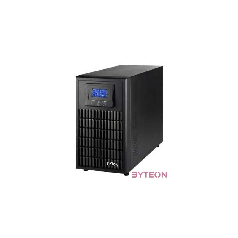 NJOY UPS ATEN PRO 3000, 3000VA, 2700W, Online Szünetmentes tápegység, LCD display