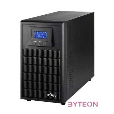NJOY UPS ATEN PRO 3000, 3000VA, 2700W, Online Szünetmentes tápegység, LCD display