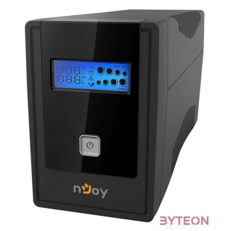 NJOY UPS CADU 850, 850VA, 480W, Line-Interactice, Szünetmentes tápegység, LCD display