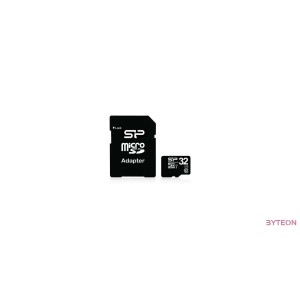 Silicon Power microSDHC 32GB (Class10) SD adapterrel