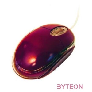 SILVERLINE Vezetékes egér, Optikai OM-290, USB Piros