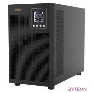 NJOY UPS ECHO PRO 3000, 3000VA, 2400W, Online Szünetmentes tápegység, LCD display