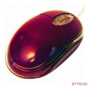 SILVERLINE Vezetékes egér, Optikai OM-290, USB Piros